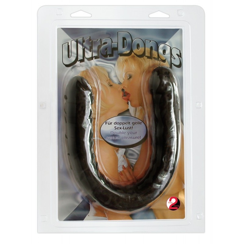 Фаллоимитатор двусторонний Ultra-Dongs black