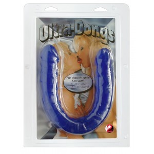 Фаллоимитатор двусторонний Ultra-Dongs blue