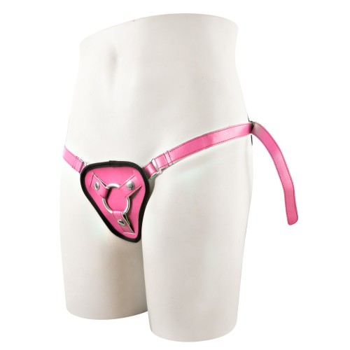 Ремень для страпона розовый Strap-on Miracle Interaction