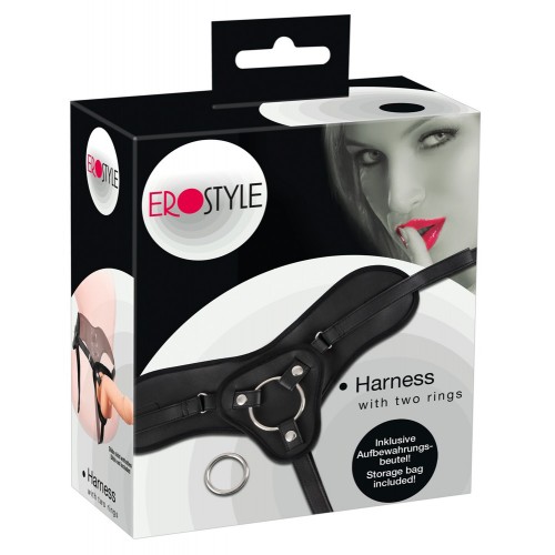 Трусики с креплением для страпона с двумя кольцами Erostyle OS