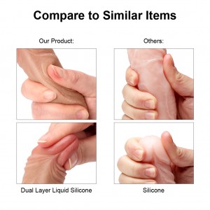 Фаллоимитатор Luca на присоске с мошонкой (иной угол)