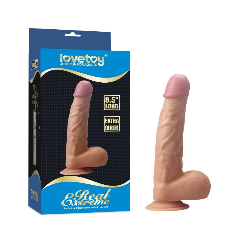 Фаллоимитатор на присоске Real Extreme Extra Girth 17 см