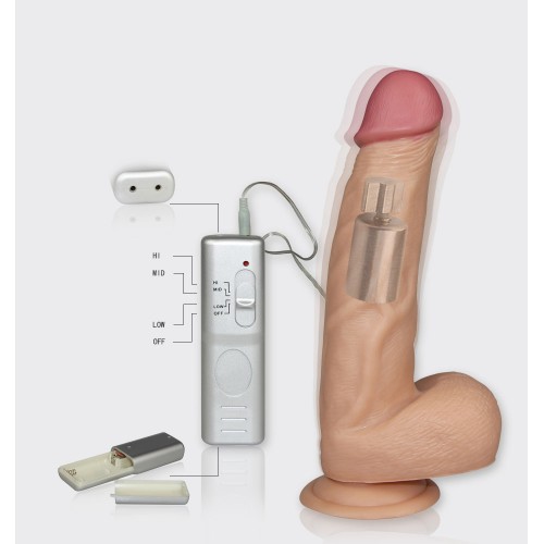 Реалистичный вибратор на присоске Real Extreme Extra Girth 17 см