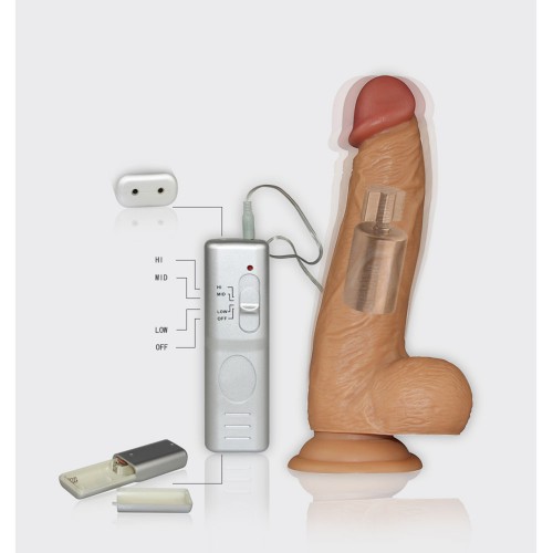 Реалистичный вибратор на присоске Real Extreme Extra Girth 17,5 см