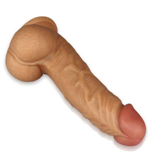 Реалистичный вибратор на присоске Real Extreme Extra Girth 17,5 см