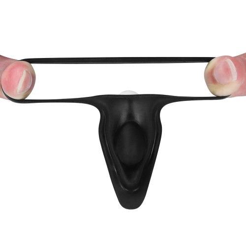 Виброкольцо Power Clit Silicone Cockring черное