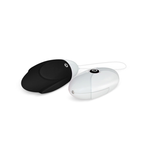 Черное виброяйцо с беспроводным пультом Ijoy Remote Control Egg