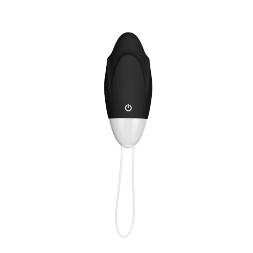 Черное виброяйцо с беспроводным пультом Ijoy Remote Control Egg