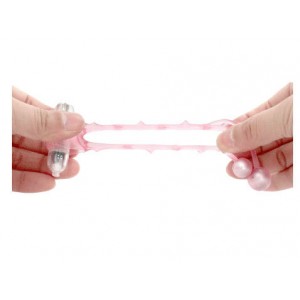 Эрекционное кольцо с вибрацией Ball Banger Cock Ring 3 balls + Vibe розовое Эрекционное кольцо с вибрацией Ball Banger Cock Ring 3 balls + Vibe розовое (иной угол)