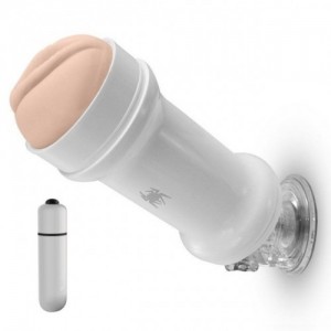 Мастурбатор с вибрацией Spider Realism Hands Free Vibro белый