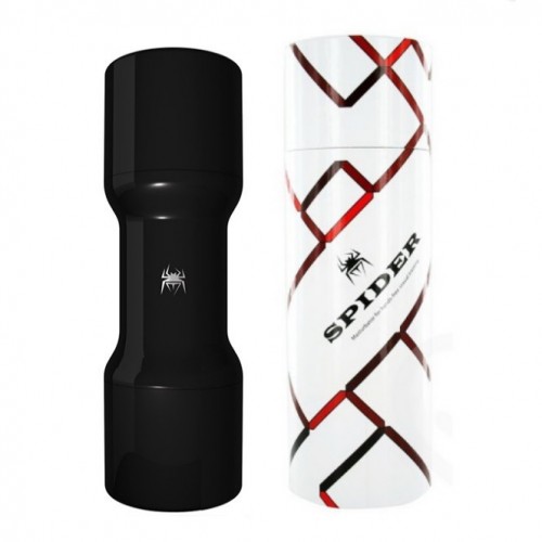 Мастурбатор в колбе  с вибрацией Spider Realism Hands Free Vibro черный