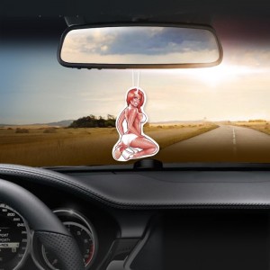 Ароматизатор бумажный Sexy с ароматом апельсина (иной угол)