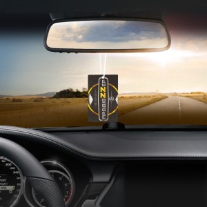 Ароматизатор в авто бумажный Sexdrive Продюсер с ароматом цитруса (иной угол)