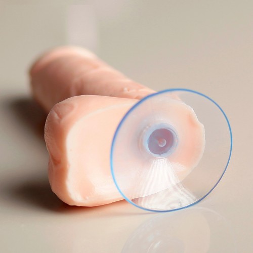 Фигурное мыло-пенис на присоске 13 см, телесное 120 г