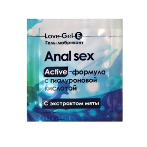 Пробник гель-любриканта LoveGel E с экстрактом мяты 4 гр