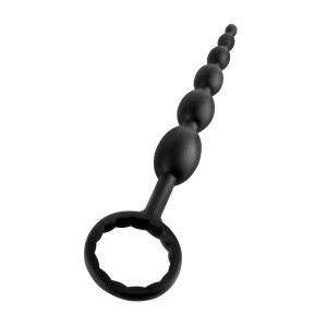 Анальная цепочка AFC First-Time Fun Beads Black Анальная цепочка AFC First-Time Fun Beads Black (иной угол)