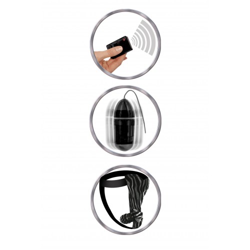 Вибро-трусики с дистанционным управлением FF Series Plus Size Remote Control Fantasy Panty