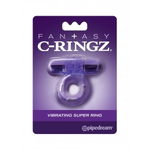 Эрекционное кольцо с вибрацией Fantasy C-Ringz Vibrating Super Ring