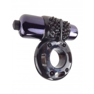 Эрекционное кольцо с вибрацией Fantasy C-Ringz Vibrating Super Ring черного цвета Эрекционное кольцо с вибрацией Fantasy C-Ringz Vibrating Super Ring черного цвета (иной угол)