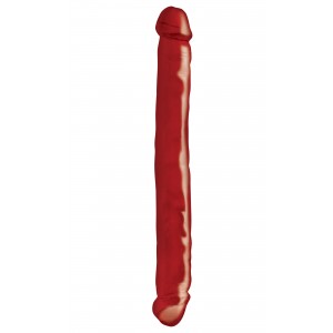Двухсторонний фаллоимитатор Basix Rubber Works 12 in Double Dong Red Двухсторонний фаллоимитатор Basix Rubber Works 12 in Double Dong Red (иной угол)