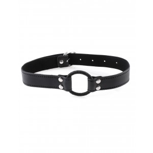 Кляп-кольцо FF Series Beginners Open Mouth Gag Black (иной угол)