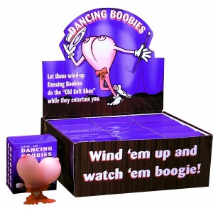 Сувенир прыгающая грудь Wind-Up Dancing Boobies