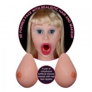 Кукла для секса с пышной грудью и открытым ротиком Boobie Super Love Doll (иной угол)