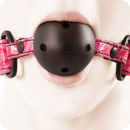 Дизайнерский дышащий красный кляп Luxury Fetish Ballgag БДСМ