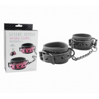 Дизайнерские черные наручники Luxury Fetish