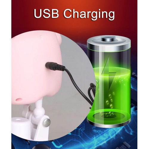 Компактная секс машина King на присоске бирюзовая 