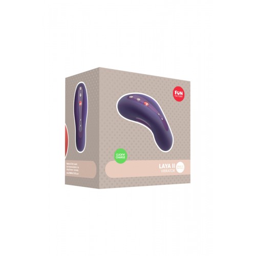 Вибромассажер Fun  Factory   LAYA II , Силикон, Фиолетовый, 11 см