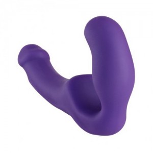 Анатомический страпон Fun  Factory SHARE без ремней, фиолетовый (иной угол)