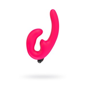 Страпон Fun Factory с вибрацией Sharevibe розовый Страпон Fun Factory с вибрацией Sharevibe розовый (иной угол)