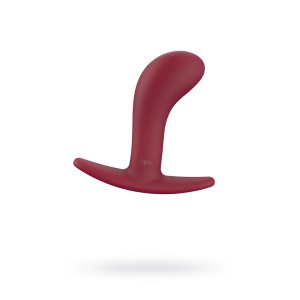 Анальный стимулятор Fun  Factory BOOTIE MEDIUM, силиконовый, бордовый, 9,3 см