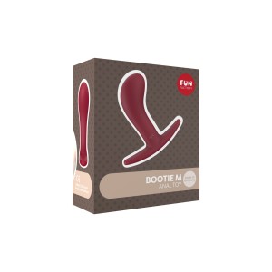Анальный стимулятор Fun Factory BOOTIE MEDIUM, силиконовый, бордовый, 9,3 см Анальный стимулятор Fun Factory BOOTIE MEDIUM, силиконовый, бордовый, 9,3 см (иной угол)