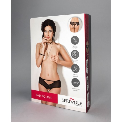 Дерзкие шортики с доступом и декоративной шнуровкой сзади (Easy to love) L/XL