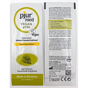 Пробник лубриканта pjur Med Vegan glide 2 мл (иной угол)