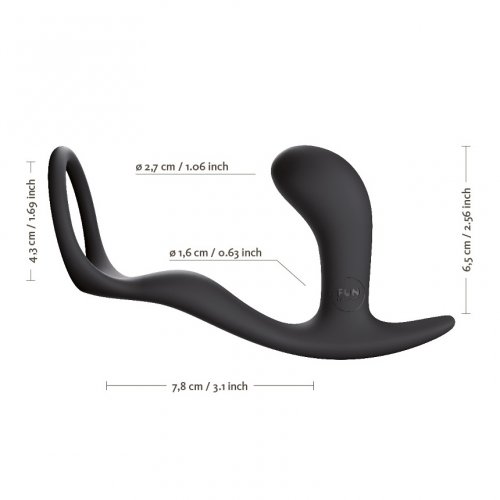 Анальная пробка с эрекционным кольцом Bootie Ring