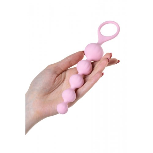 Набор анальных цепочек Satisfyer Beads,  розовый и синий