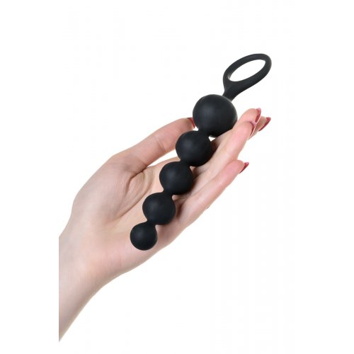 Набор анальных цепочек Satisfyer Beads,  чёрный