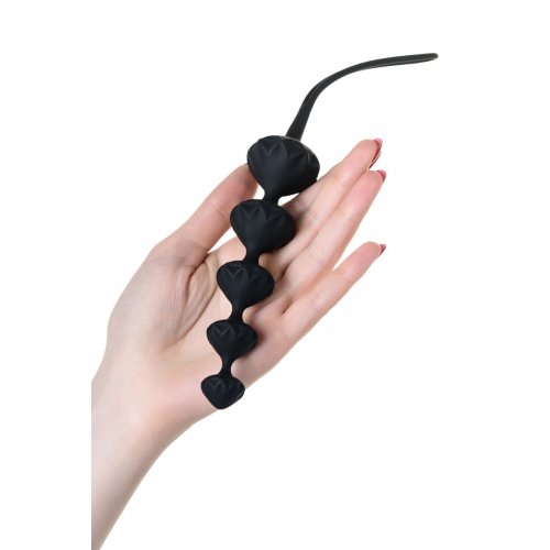 Набор анальных цепочек Satisfyer Beads,  чёрный