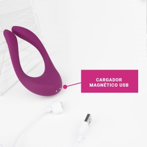 Многофункциональный вибратор для пар Satisfyer Partner Multifun 2 малиновый водонепроницаемый Многофункциональный вибратор для пар Satisfyer Partner Multifun 2 малиновый водонепроницаемый (иной угол)