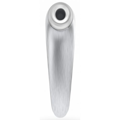 Вакуум-волновой бесконтактный стимулятор клитора Satisfyer Luxury High Fashion, алюминий+силикон, серебристый, 17.2 см