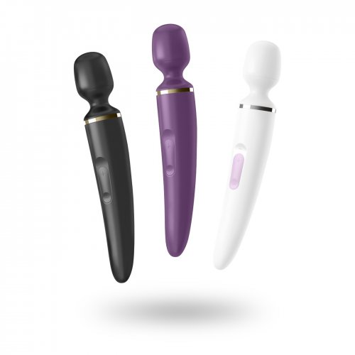 Перезаряжаемый вибромассажер Satisfyer Wand-er Woman фиолетовый