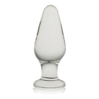 Анальная пробка из стекла прозрачная Glass Romance