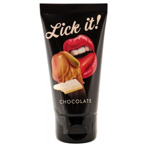 Гель ароматизированный Lick it белый шоколад 50 мл