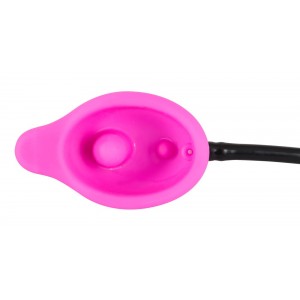 Вакуумная вагинальная помпа с вибрацией Pink (иной угол)