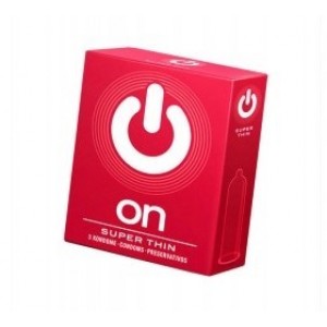 Презервативы "ON)" Super Thin №3 - супер тонкие (ширина 54mm)