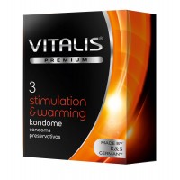 Презервативы VITALIS PREMIUM №3 stimulation & warming - с согревающим эффектом 
