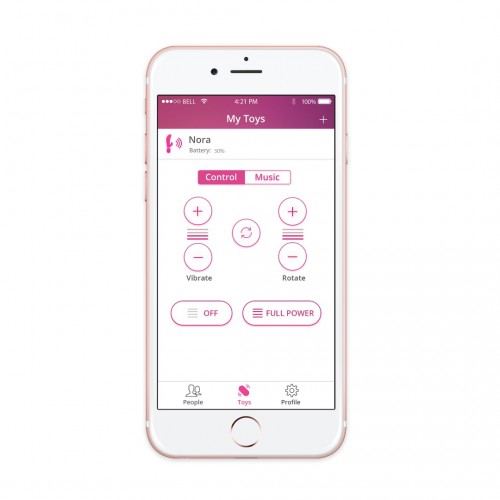 LOVENSE Революционный вибратор с дистанционным управлением Nora New
